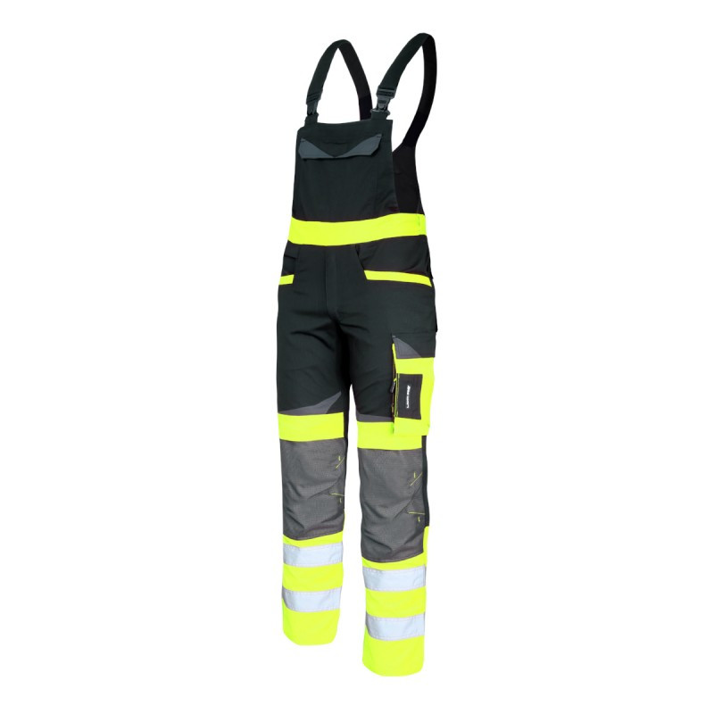 Lahti Pro Ogrodniczki ostrzegawcze robocze żółte Slim Fit